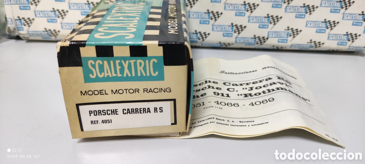 Scalextric: CAJA PORSCHE 911 RS SCALEXTRIC EXIN