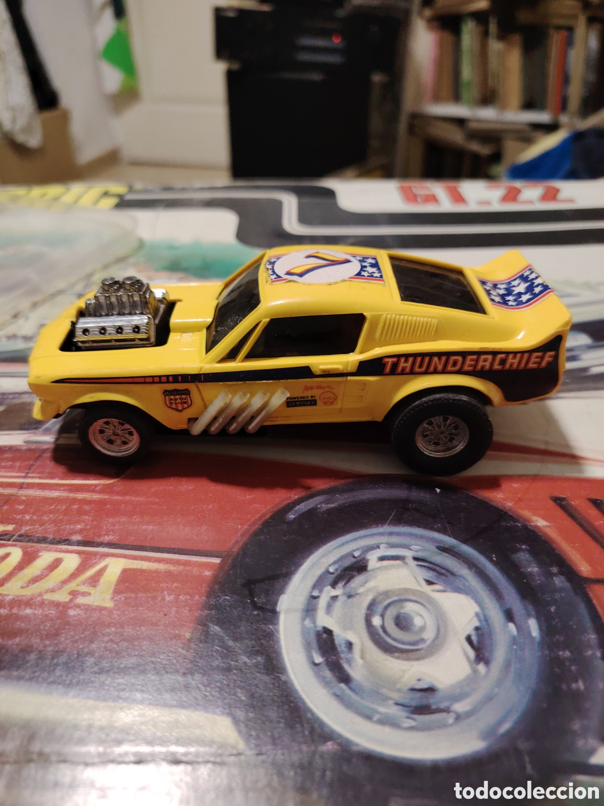 Scalextric: Ford Mustang amarillo exin - Foto 4