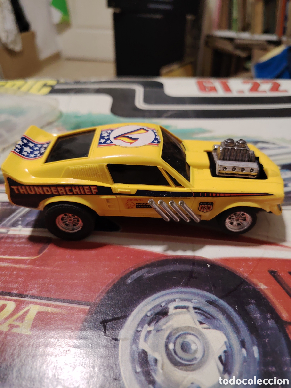 Scalextric: Ford Mustang amarillo exin - Foto 5