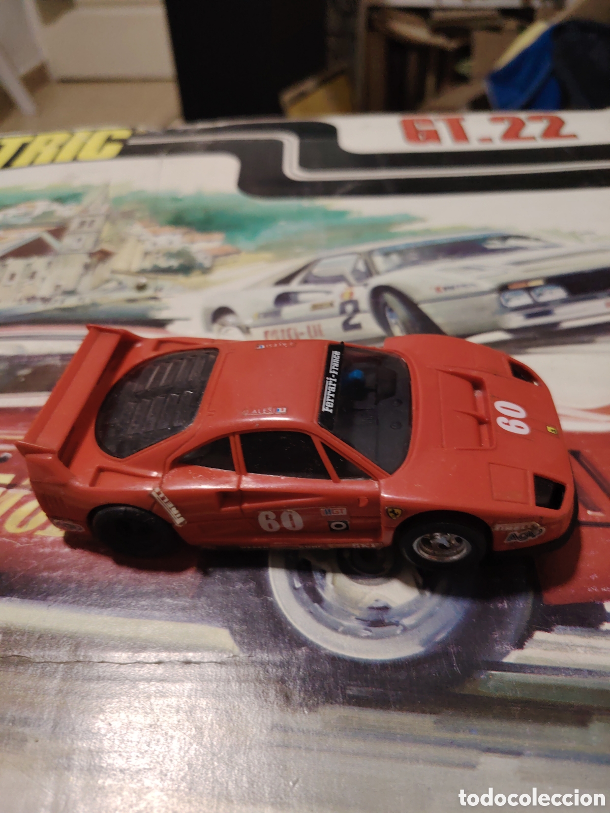 Scalextric: Ferrari f 40 exin rojo