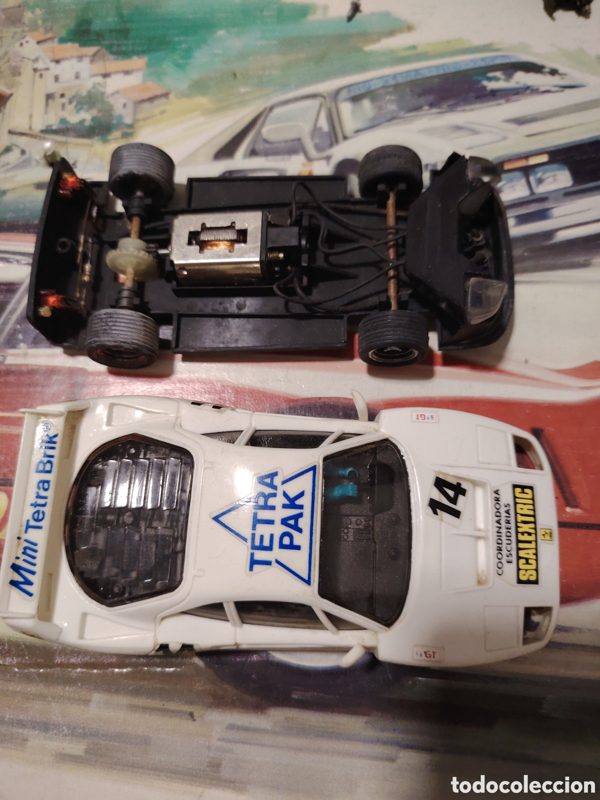 Scalextric: Ferrari f40 tetra pak