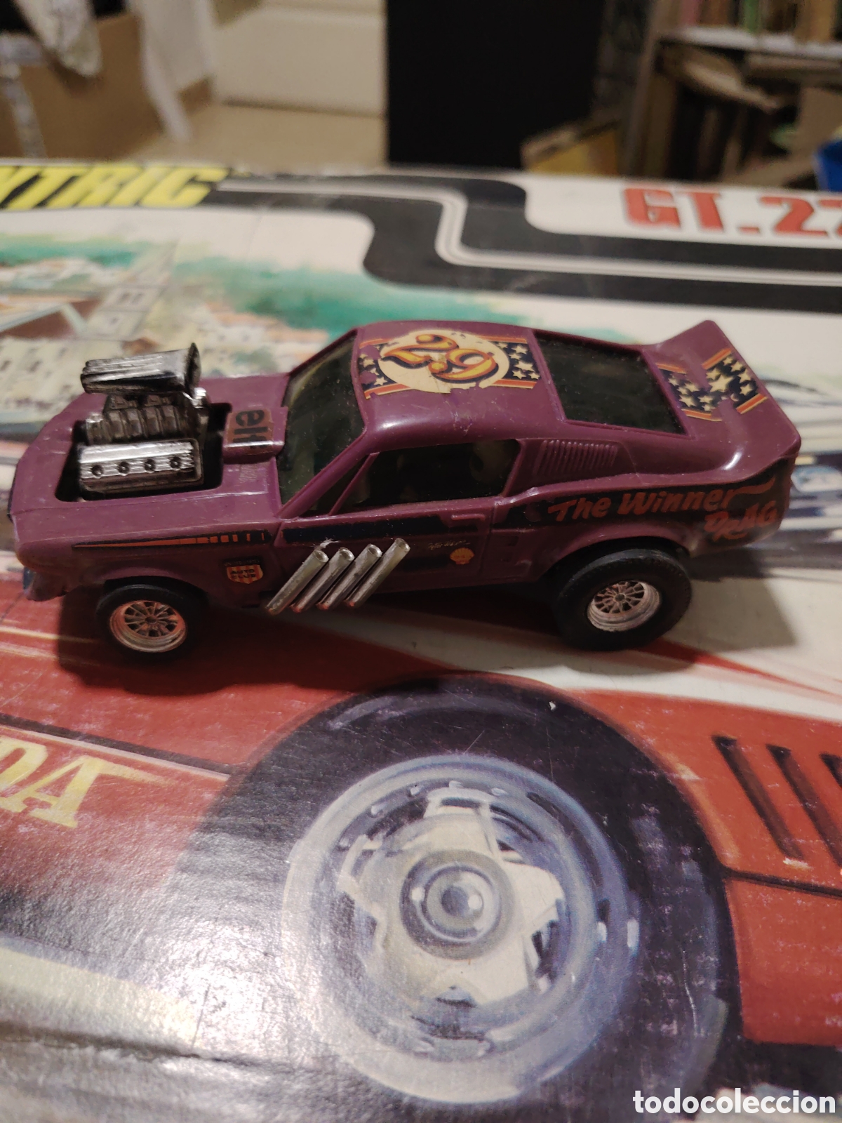 Scalextric: Ford Mustang lila exin - Foto 2