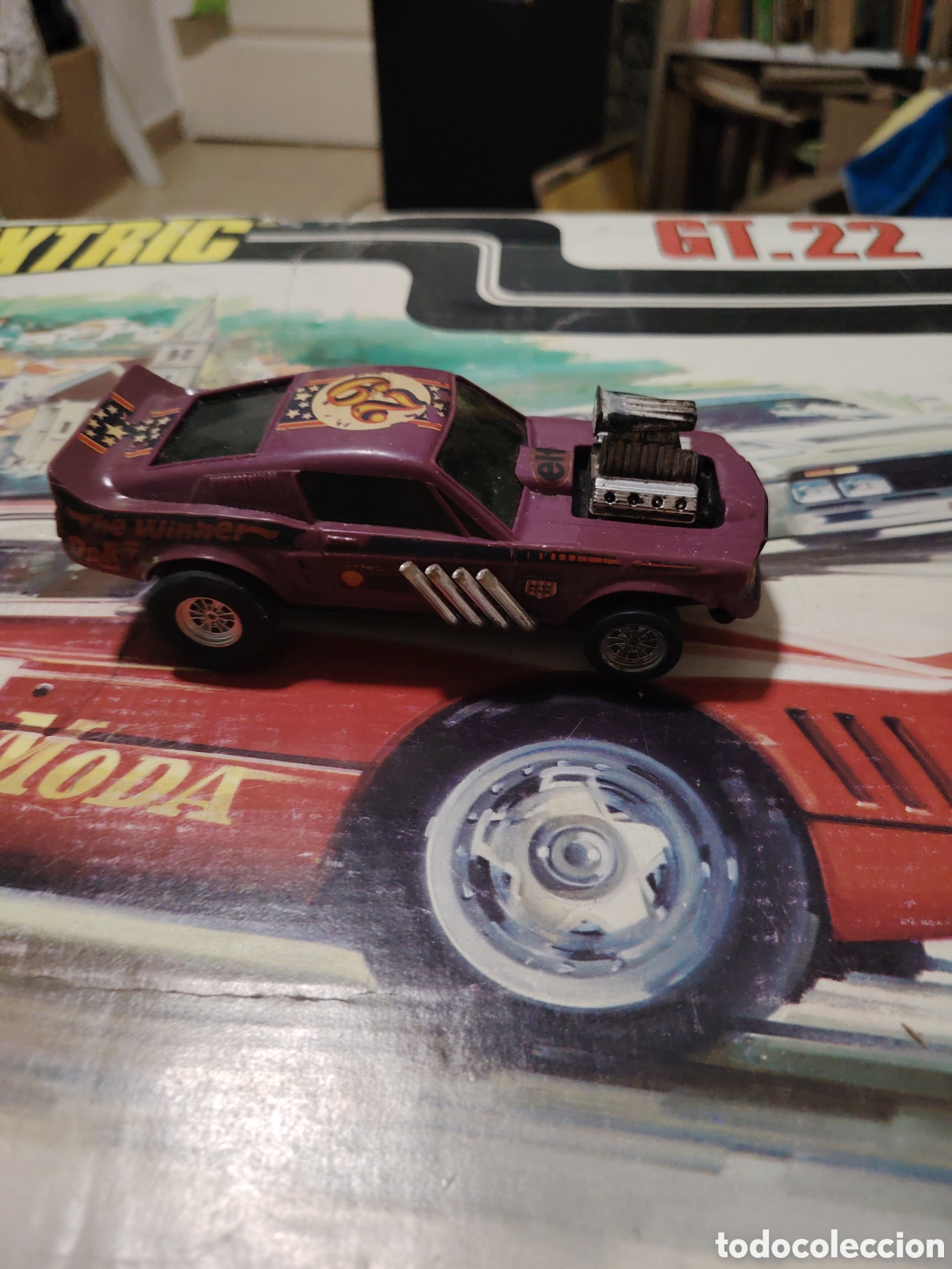 Scalextric: Ford Mustang lila exin - Foto 1