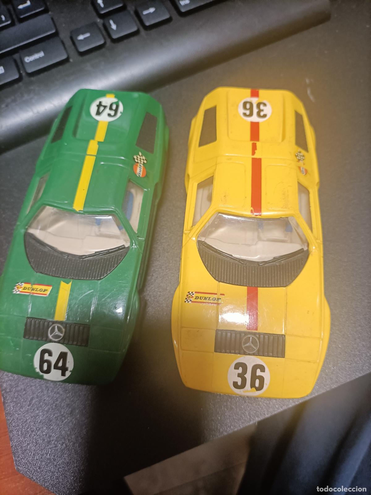 Scalextric: LOTE DE 2 COCHES SCALEXTRIC MERCEDES C-111 REF C-44 PARA PIEZAS