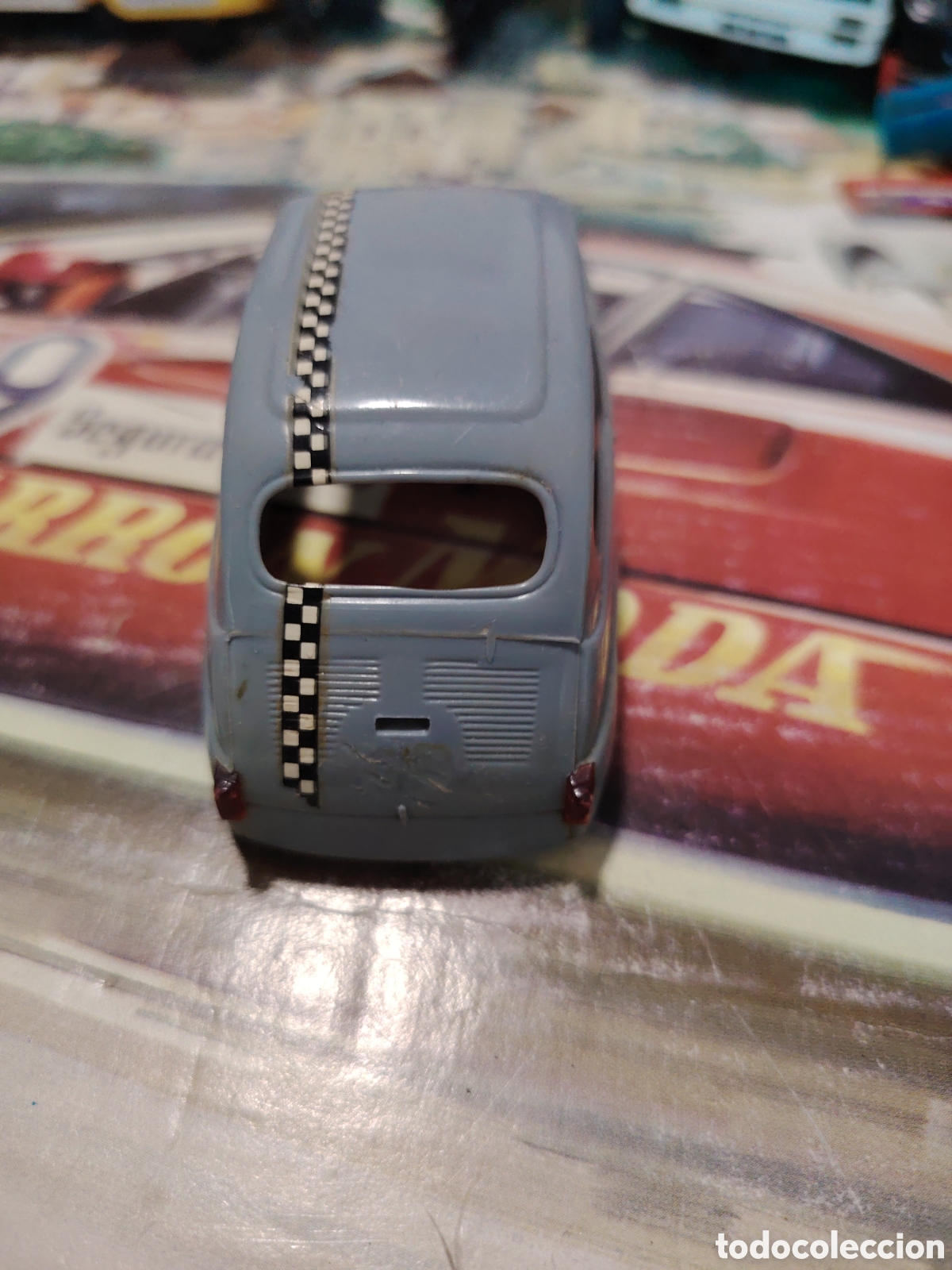 Scalextric: Coche 600 azul exin para restaurar - Foto 3