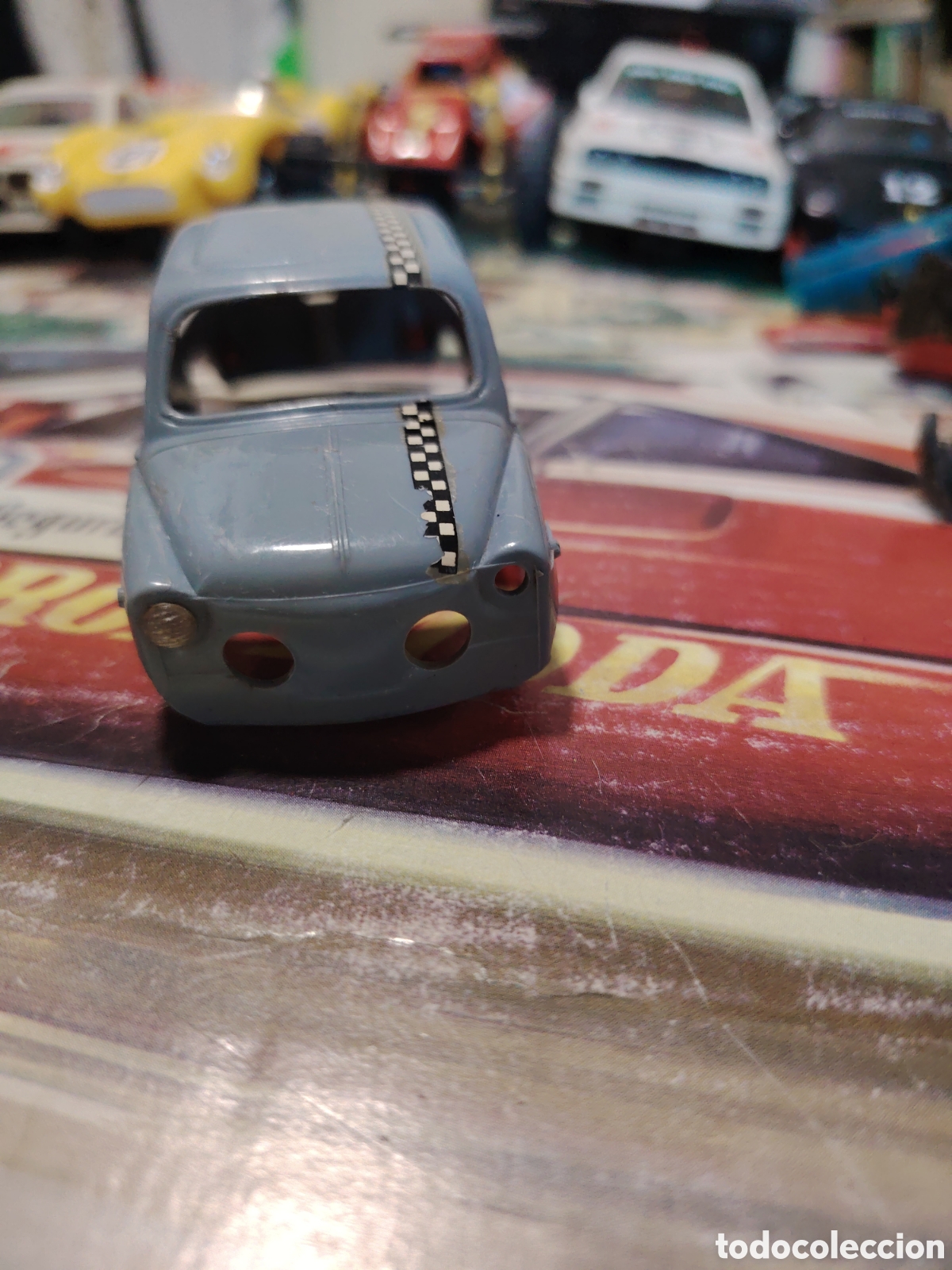 Scalextric: Coche 600 azul exin para restaurar - Foto 4