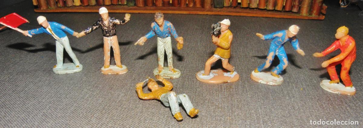 Scalextric: SCALEXTRIC EXIN - 7 FIGURAS - A&Ntilde;OS 60 -