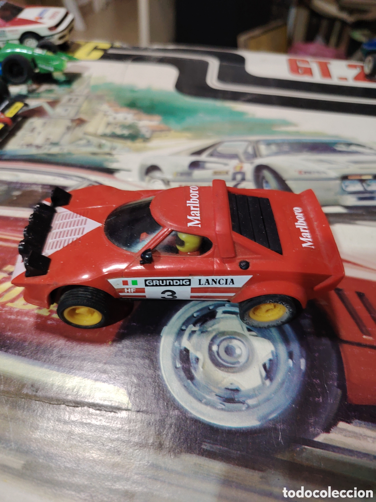 Scalextric: Lancia stratos rojo exin