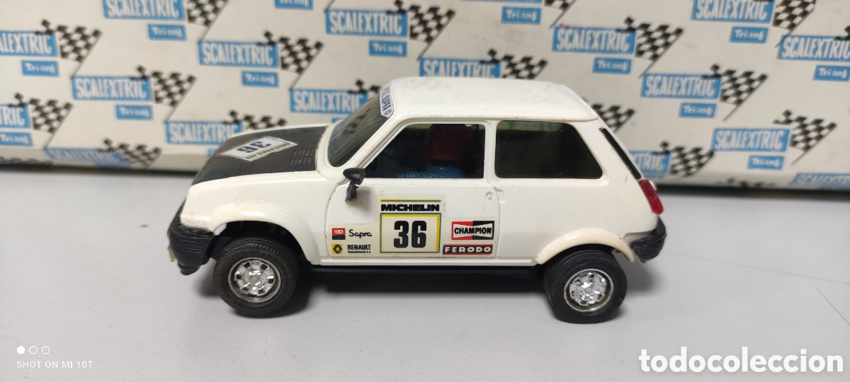 Scalextric: RENAULT 5 BLANCO SCALEXTRIC EXIN