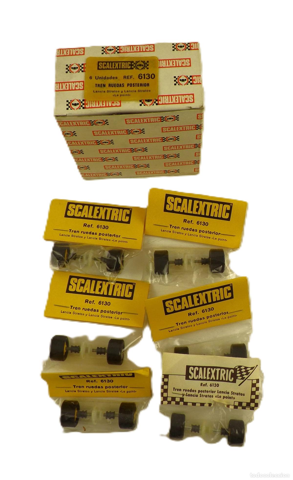 Scalextric: Scalextric original Exin Conjunto tren ruedas posterior 6136 Lancia Stratos