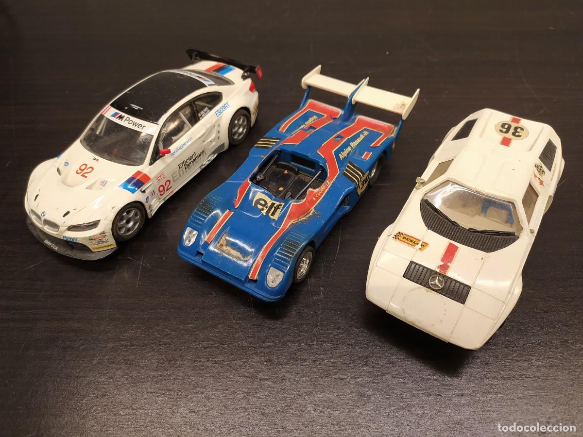 Scalextric: LOTE SCALEXTRIC MERCEDES C-111, RENAULT ALPINE,BMW M3-COCHES SCALEXTRIC EXIN-