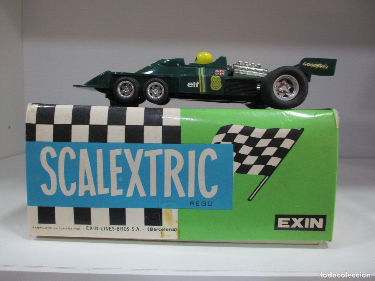 Scalextric: COCHE SCALEXTRIC - TYRREL SEIS RUEDAS - FORMULA 1 CON CAJA ORIGINAL - EXIN - REF 4054