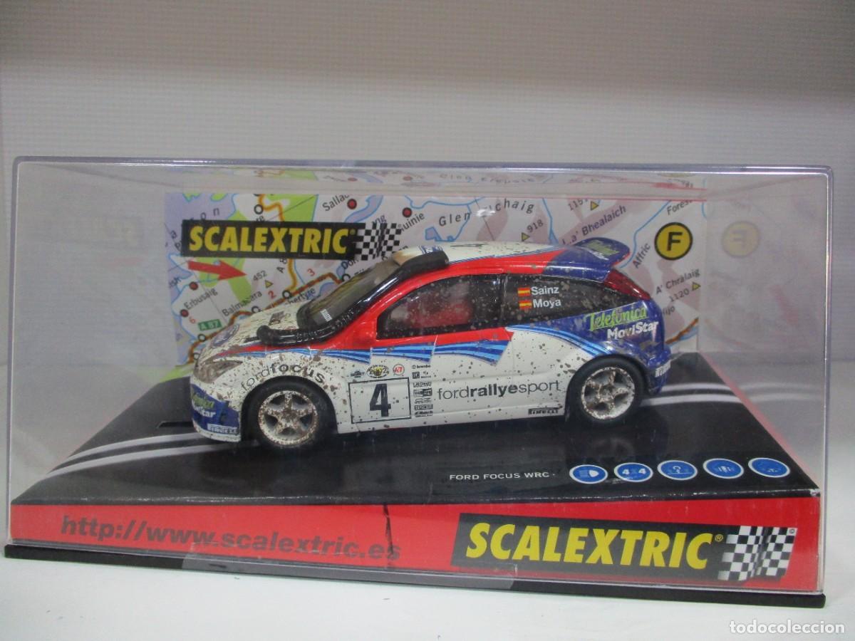 Scalextric: COCHE SCALEXTRIC - FORD FOCUS WRC EFECTO BARRO CON CAJA ORIGINAL - TECNI TOYS