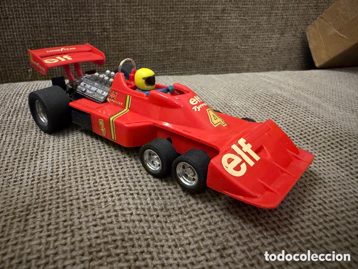 Scalextric: Tyrrell P 34 6 ruedas Exin Scalextric, n&uacute;mero cuatro de color