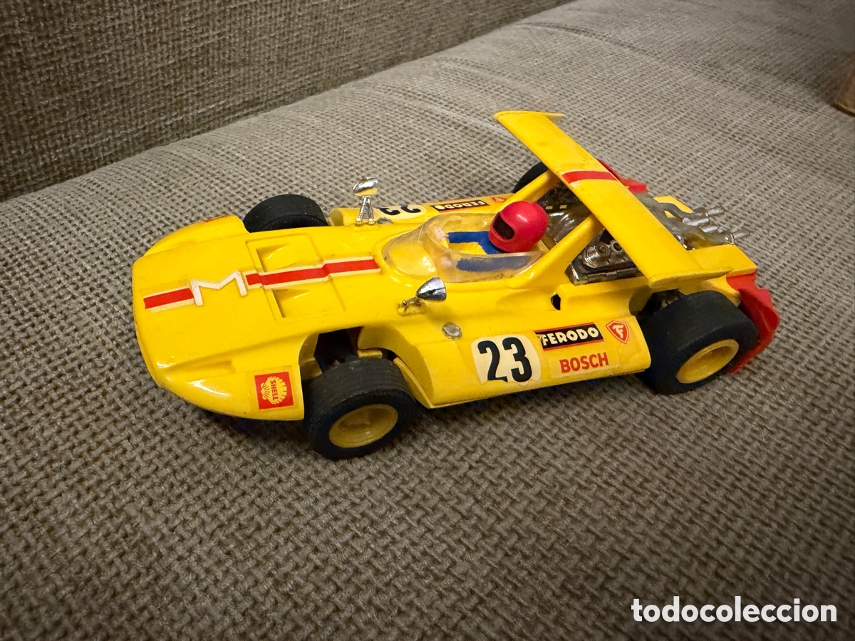Scalextric: Coches Sigma EXIN REF C 47 amarillo N 23 SCALEXTRIC - Foto 2