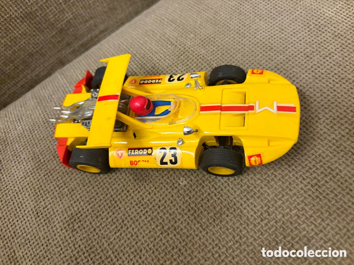 Scalextric: Coches Sigma EXIN REF C 47 amarillo N 23 SCALEXTRIC - Foto 6