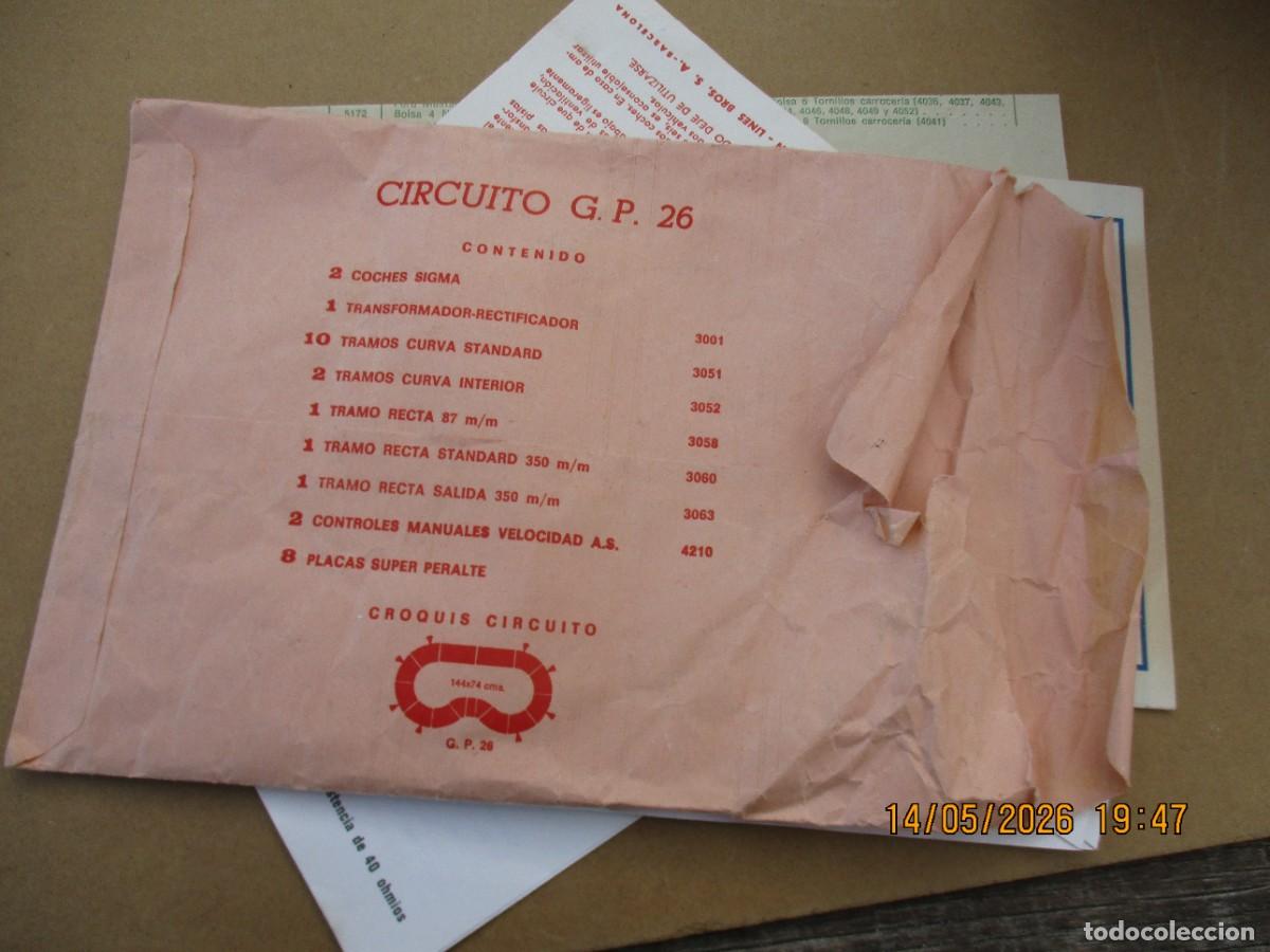Scalextric: Scalextric sobre documentacion GP 26 - Foto 2