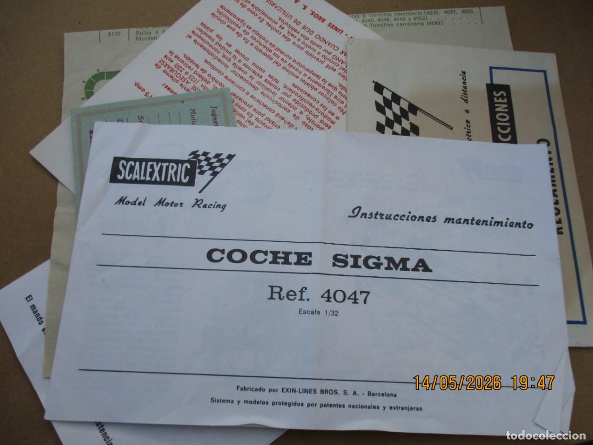 Scalextric: Scalextric sobre documentacion GP 26 - Foto 1