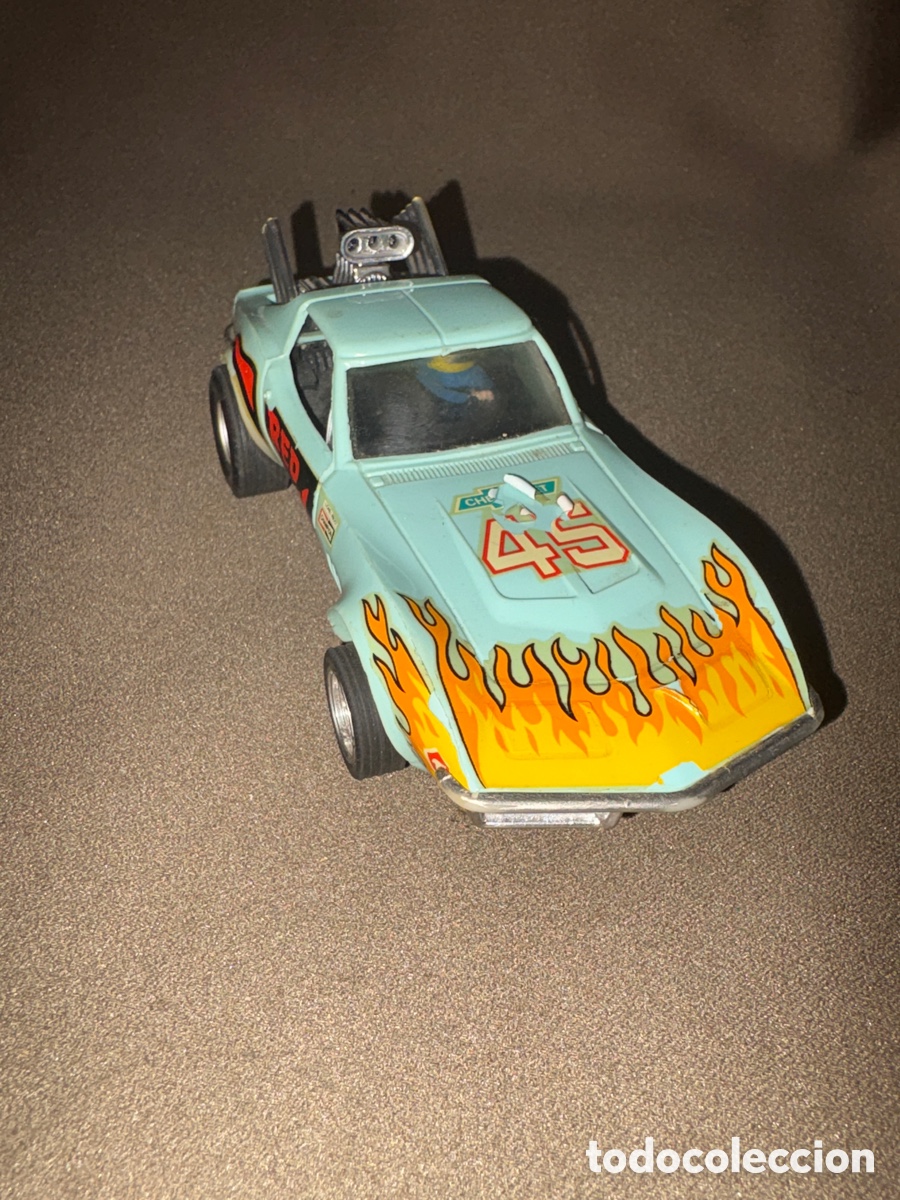 Scalextric: Antiguo scx CHEVROLET CORVETTE de Exin azul*ver fotos*