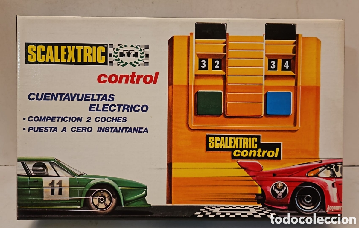 Scalextric: SCALEXTRIC 8503- CONTROL CUENTAVUELTAS EL&Eacute;CTRICO, NUEVO