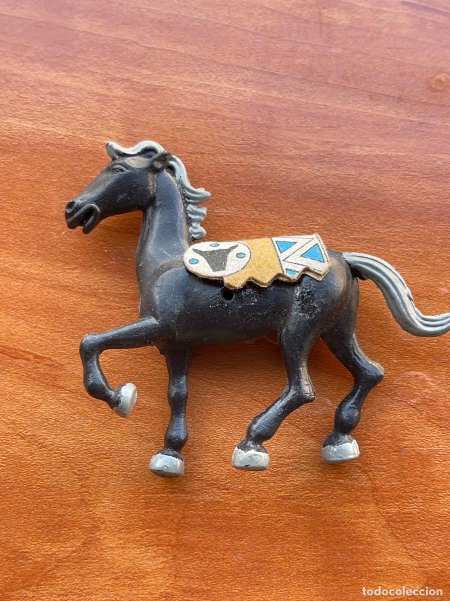 Scalextric: Caballo NEGRO EXIN west perfecto estado RARO MANTA INDIA