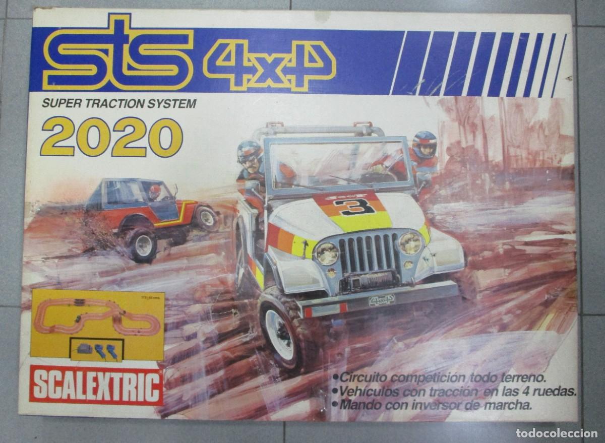Scalextric: SCALEXTRIC - LOTE STS 4 X 4 - 2020 + OBSTACULO TALUD CENTRAL + RAMPA SALTO + PUENTE COLGANTE -