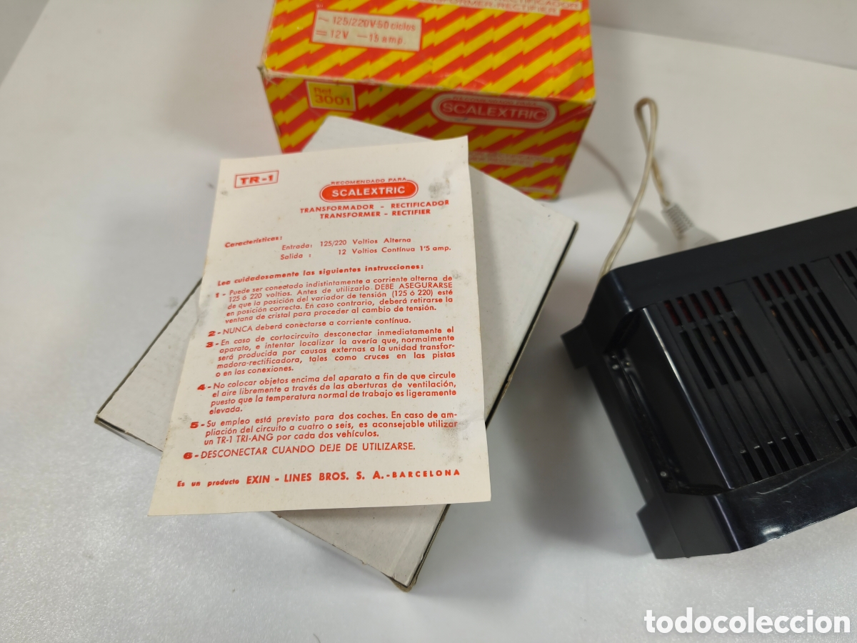 Scalextric: Transformador para Scalextric de Exin ref. 3001 Nuevo - Foto 5