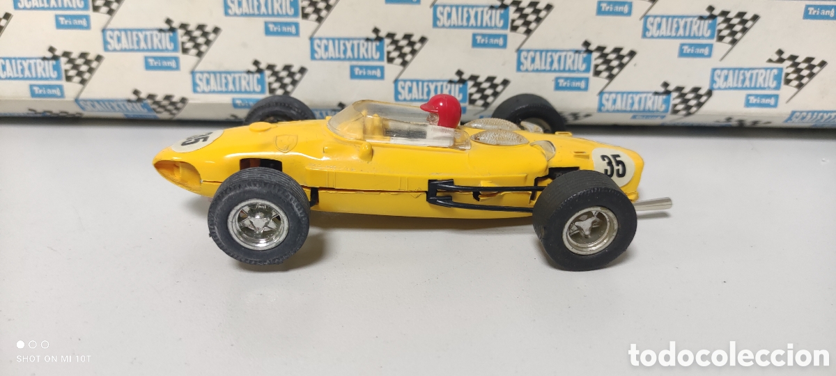 Scalextric: FERRARI 156 V6 amarillo SCALEXTRIC EXIN