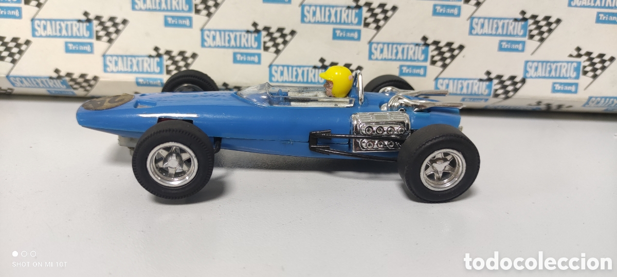 Scalextric: BRM C-37 AZUL SEGUNDA SERIE SCALEXTRIC EXIN