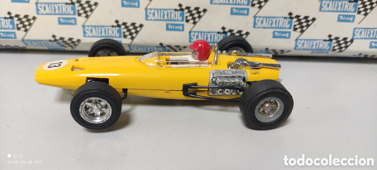 Scalextric: BRM C-37 AMARILLO SEGUNDA SERIE SCALEXTRIC EXIN