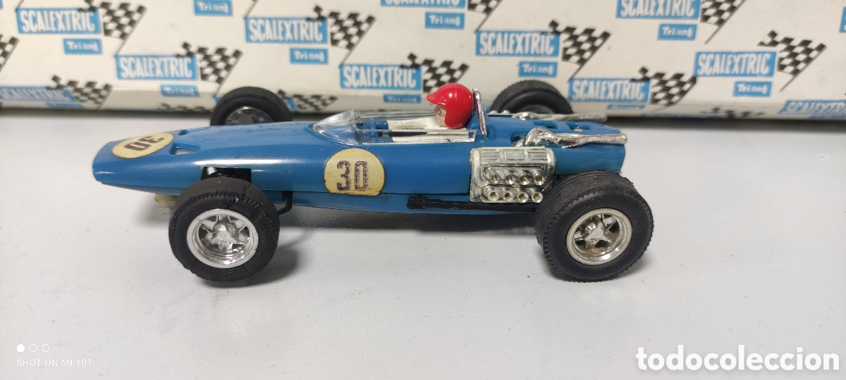 Scalextric: BRM C-37 AZUL PRIMERA SERIE SCALEXTRIC EXIN