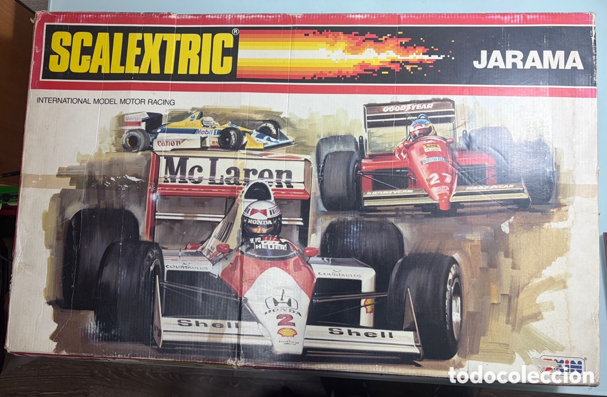 Scalextric: Caja Scalextric Exin Jarama coches Ferrari