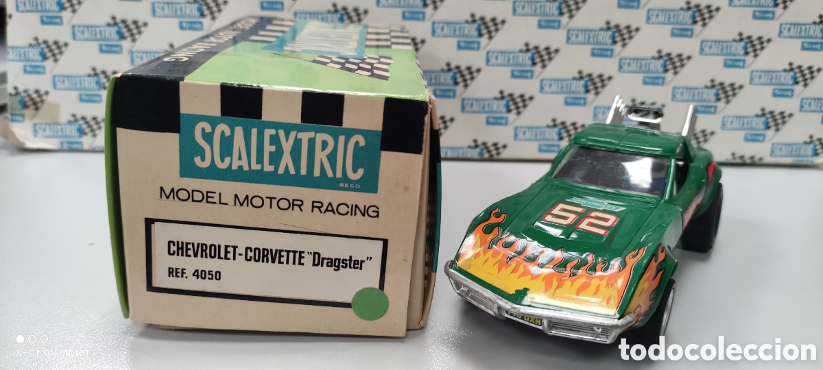 Scalextric: CHEVROLET CORVETTE VERDE SCALEXTRIC EXIN - Foto 2