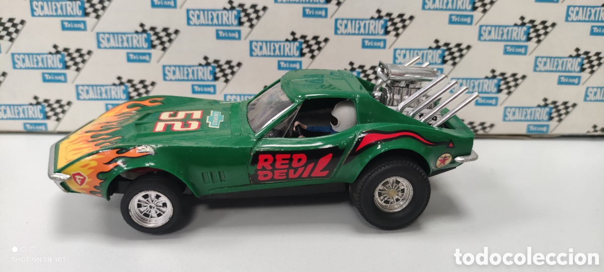 Scalextric: CHEVROLET CORVETTE VERDE SCALEXTRIC EXIN - Foto 3