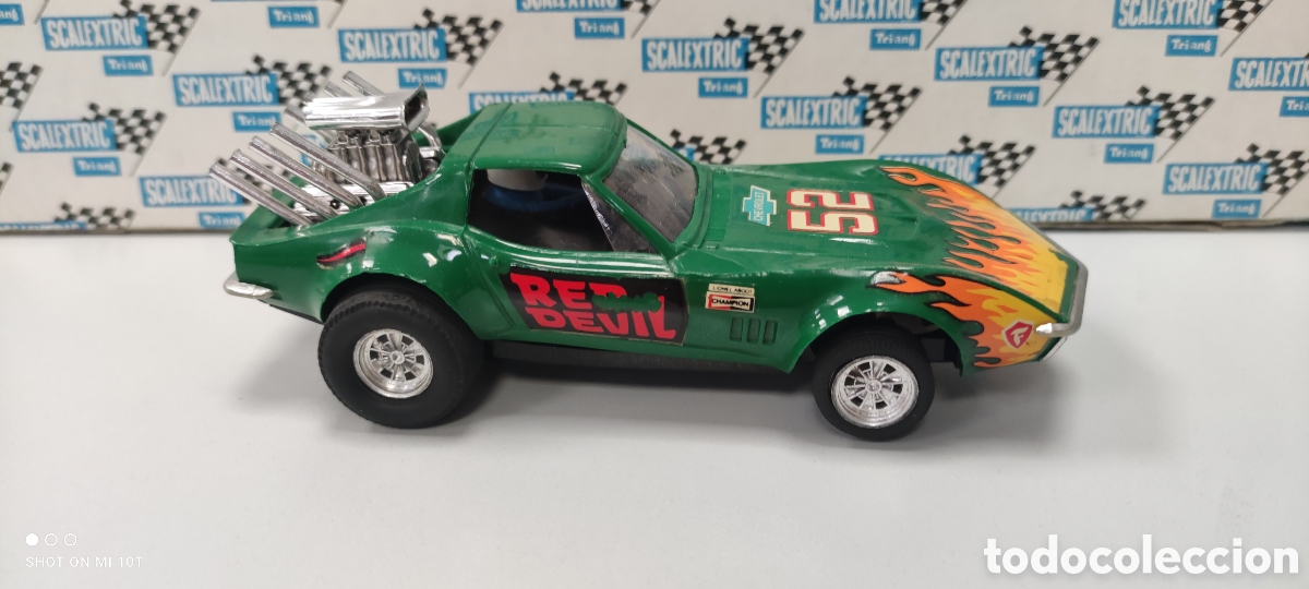 Scalextric: CHEVROLET CORVETTE VERDE SCALEXTRIC EXIN - Foto 4