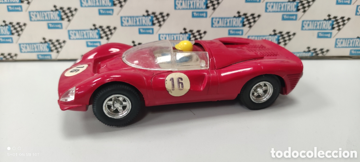 Scalextric: FERRARI 330 ROJO SCALEXTRIC EXIN CON CAJA - Foto 3