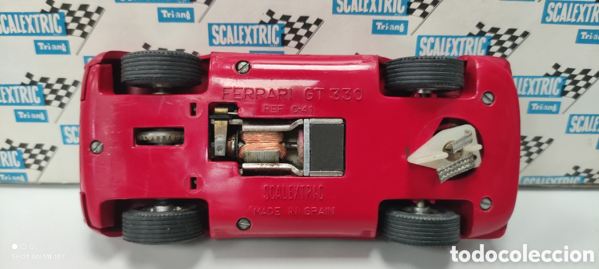Scalextric: FERRARI 330 ROJO SCALEXTRIC EXIN CON CAJA - Foto 5