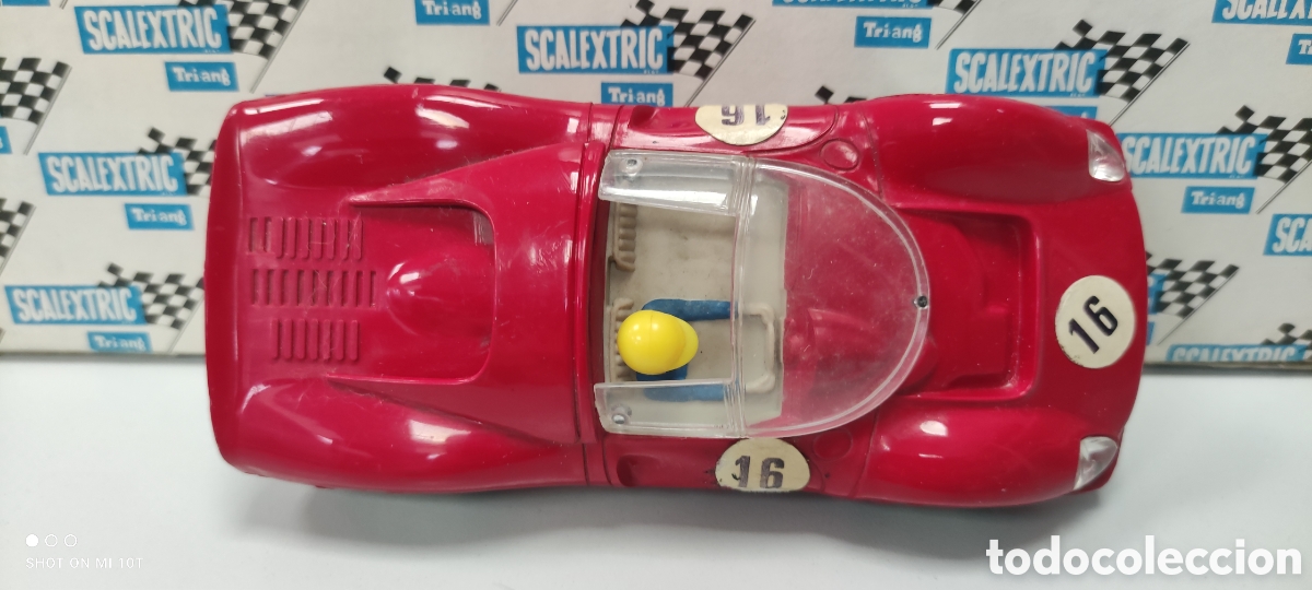 Scalextric: FERRARI 330 ROJO SCALEXTRIC EXIN CON CAJA - Foto 6
