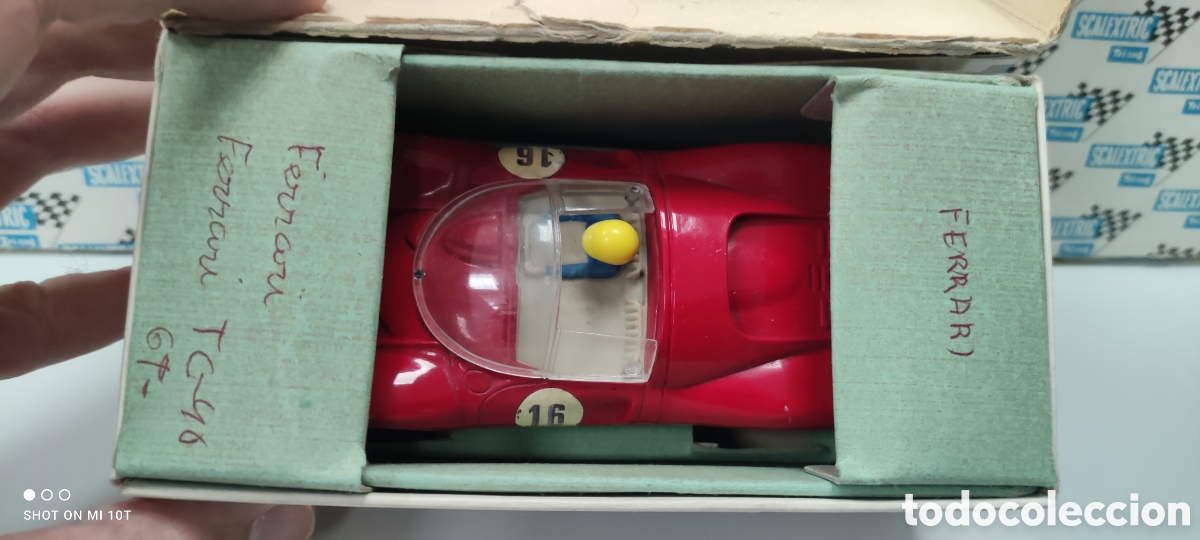 Scalextric: FERRARI 330 ROJO SCALEXTRIC EXIN CON CAJA - Foto 8