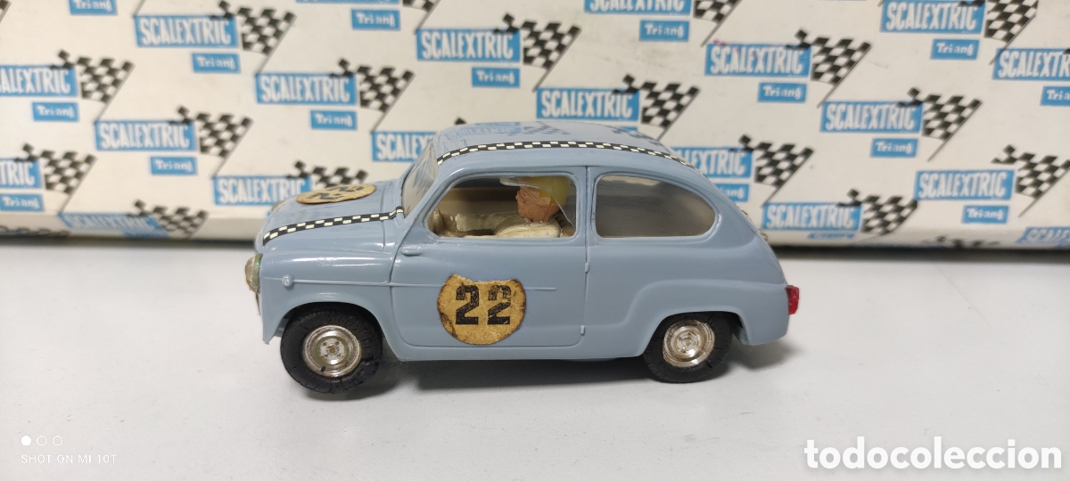 Scalextric: SEAT 600 AZUL PRIMERA SERIE SCALEXTRIC EXIN