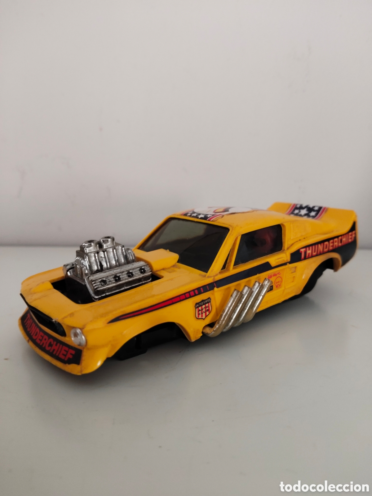 Scalextric: CARROCER&Iacute;A Y CHASIS FORD MUSTANG REF 4049 SCALEXTRIC EXIN VER FOTOS