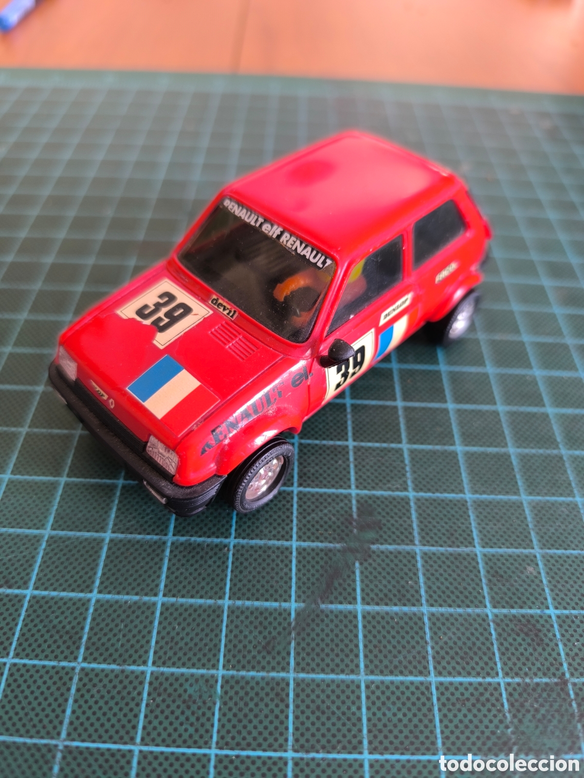Scalextric: Renault 5 rojo Scalextric exin