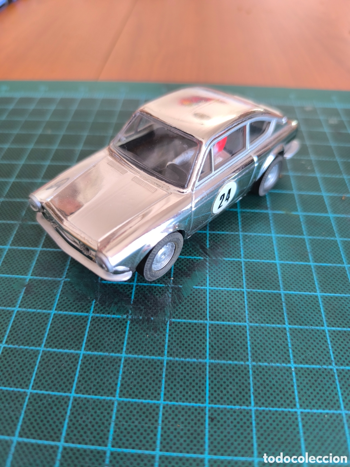 Scalextric: Seat 850 coup&eacute; cromado Scalextric exin vintage