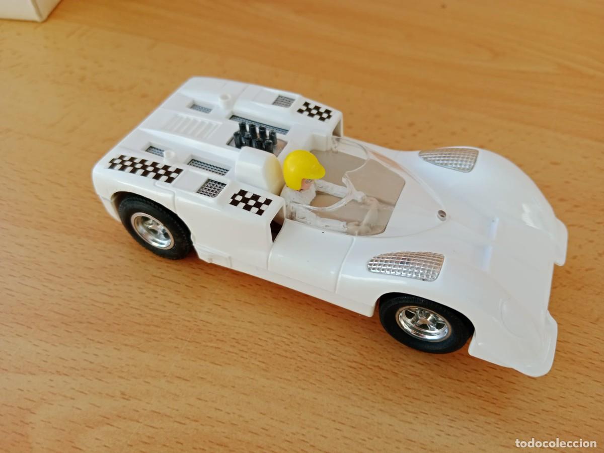 Scalextric: Scalextric exin chaparral GT con caja , falta aleron , ruedas delanteras endurecidas mejor ver fotos