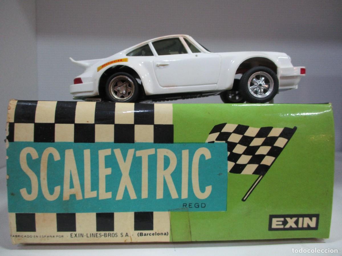 Scalextric: COCHE SCALEXTRIC EXIN - PORSCHE CARRERA R S BLANCO - CON CAJA E INSTRUCCIONES - REF 4051