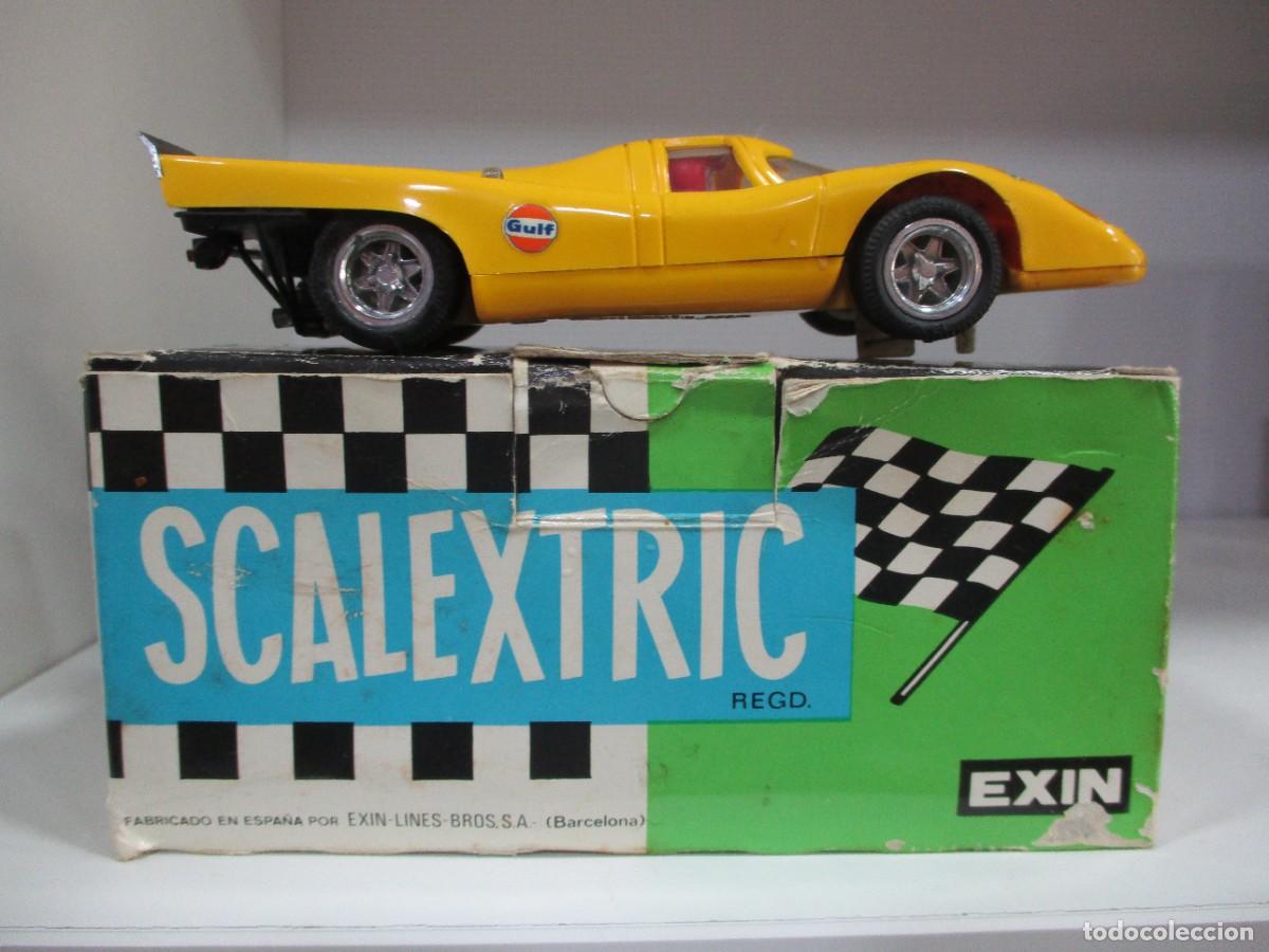 Scalextric: COCHE SCALEXTRIC EXIN - PORSCHE 917 AMARILLO - CON CAJA E INSTRUCCIONES - REF 4046
