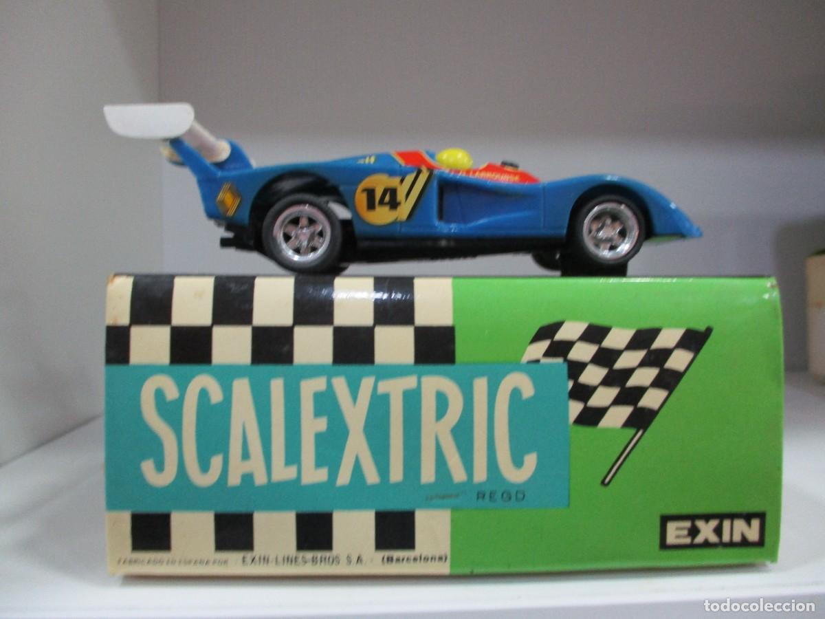 Scalextric: COCHE SCALEXTRIC EXIN - ALPINE RENAULT 2000 TURBO AZUL - CON CAJA- REF 4053