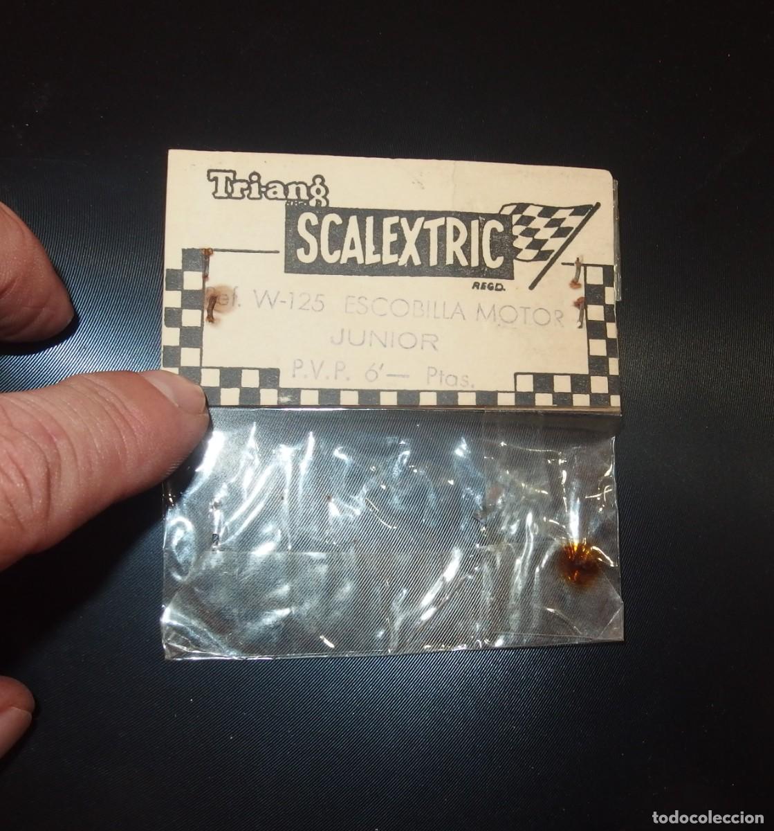 Scalextric: ESCOBILLA MOTOR JUNIOR,SCALEXTRIC,TRIANG,EXIN,SOBRE ORIGINAL,A ESTRENAR,A&Ntilde;OS 60