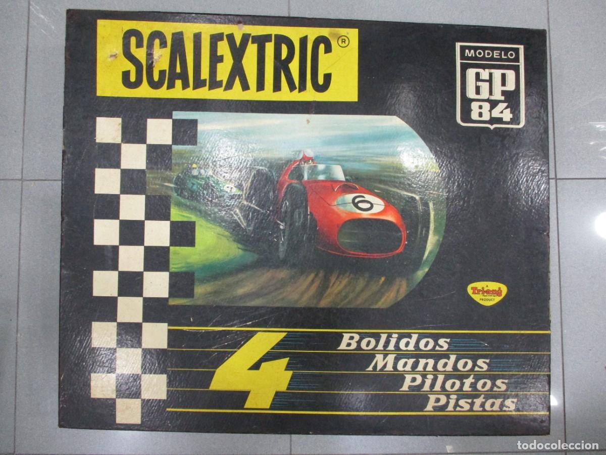 Scalextric: CIRCUITO SCALEXTRIC EXIN - GP 84 - CUATRO COCHES - FERRARI / COOPER - CAJA ORIGINAL E INSTRUCCIONES