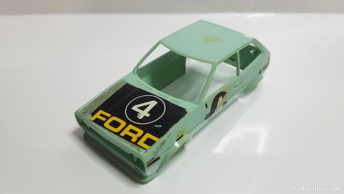 Scalextric: SLOT SCALEXTRIC EXIN CARROCER&Iacute;A FORD FIESTA AMARILLO REF. 4057/4061